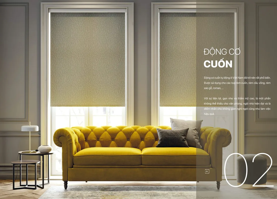 Rèm cuốn tự động chính hãng tại PSV Home