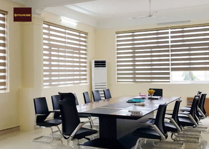 Rèm cuốn cầu vồng văn phòng
