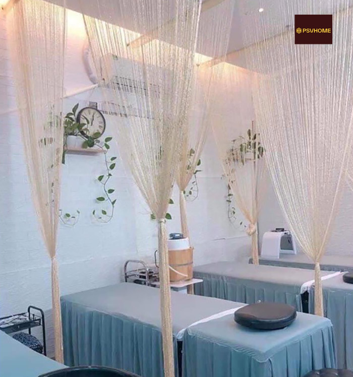 Tổng hợp các mẫu rèm spa đẹp, không thể bỏ qua