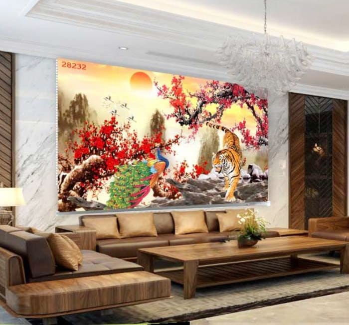 Những mẫu rèm tranh đẹp, sang trọng, hoa văn độc đáo