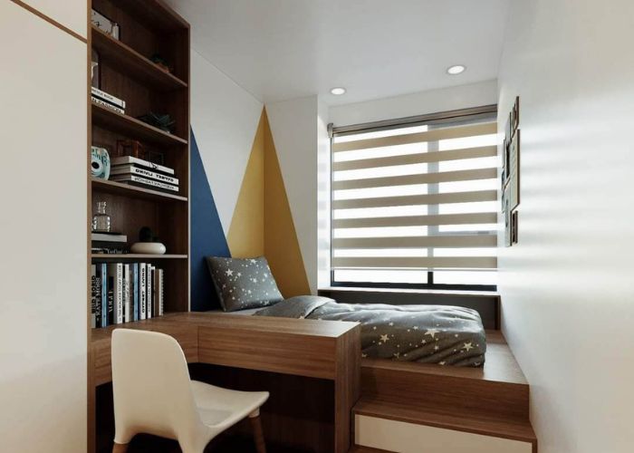 Rèm cầu vồng cửa sổ nhỏ