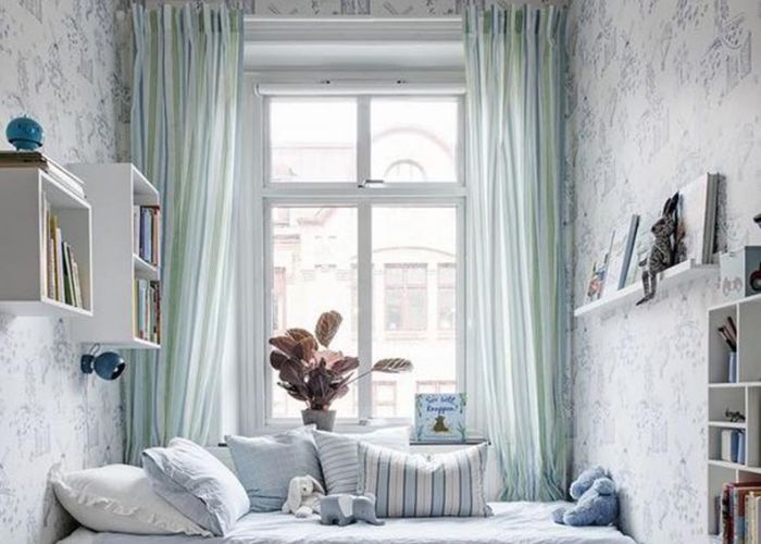 Rèm cửa sổ nhỏ bằng vải