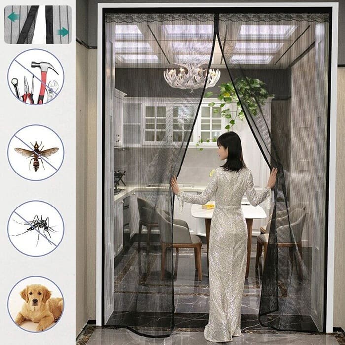 Rèm cửa chống côn trùng hiệu quả, lắp đặt đơn giản