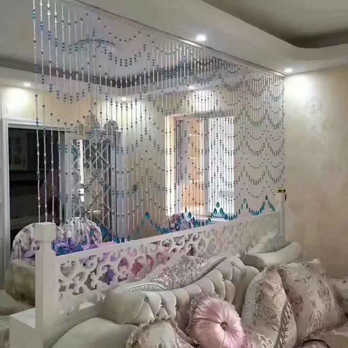 Rèm hạt nhựa có nhiều mẫu mã và màu sắc