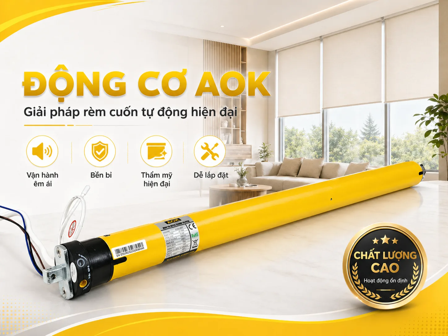 A-OK AM35 (Rèm Cuốn)