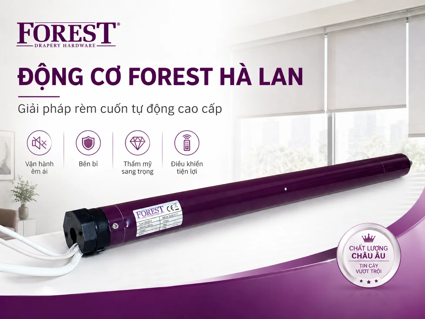 Forest Tubular (Rèm Cuốn)