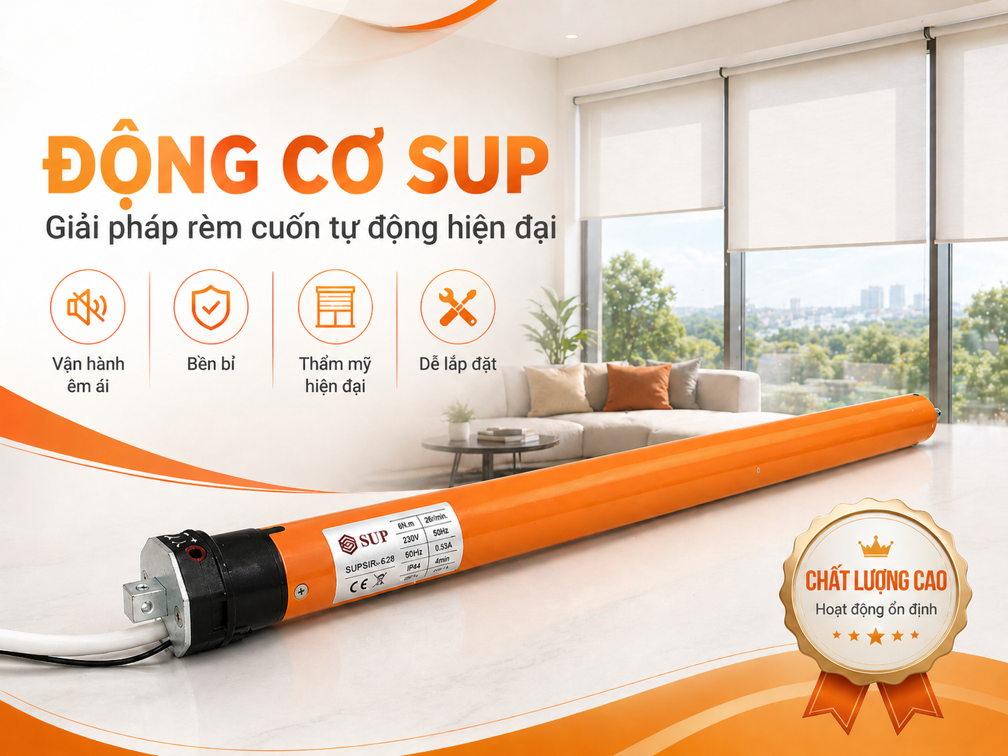 SUP Motor Rèm Cuốn