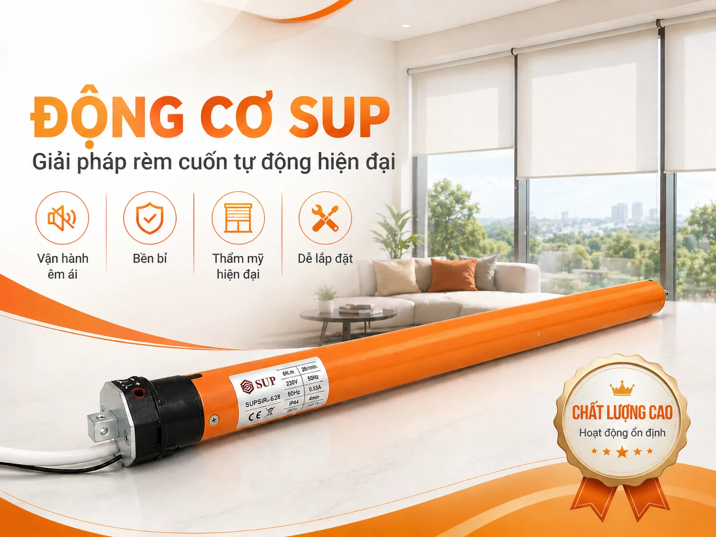 SUP Motor Rèm Cuốn