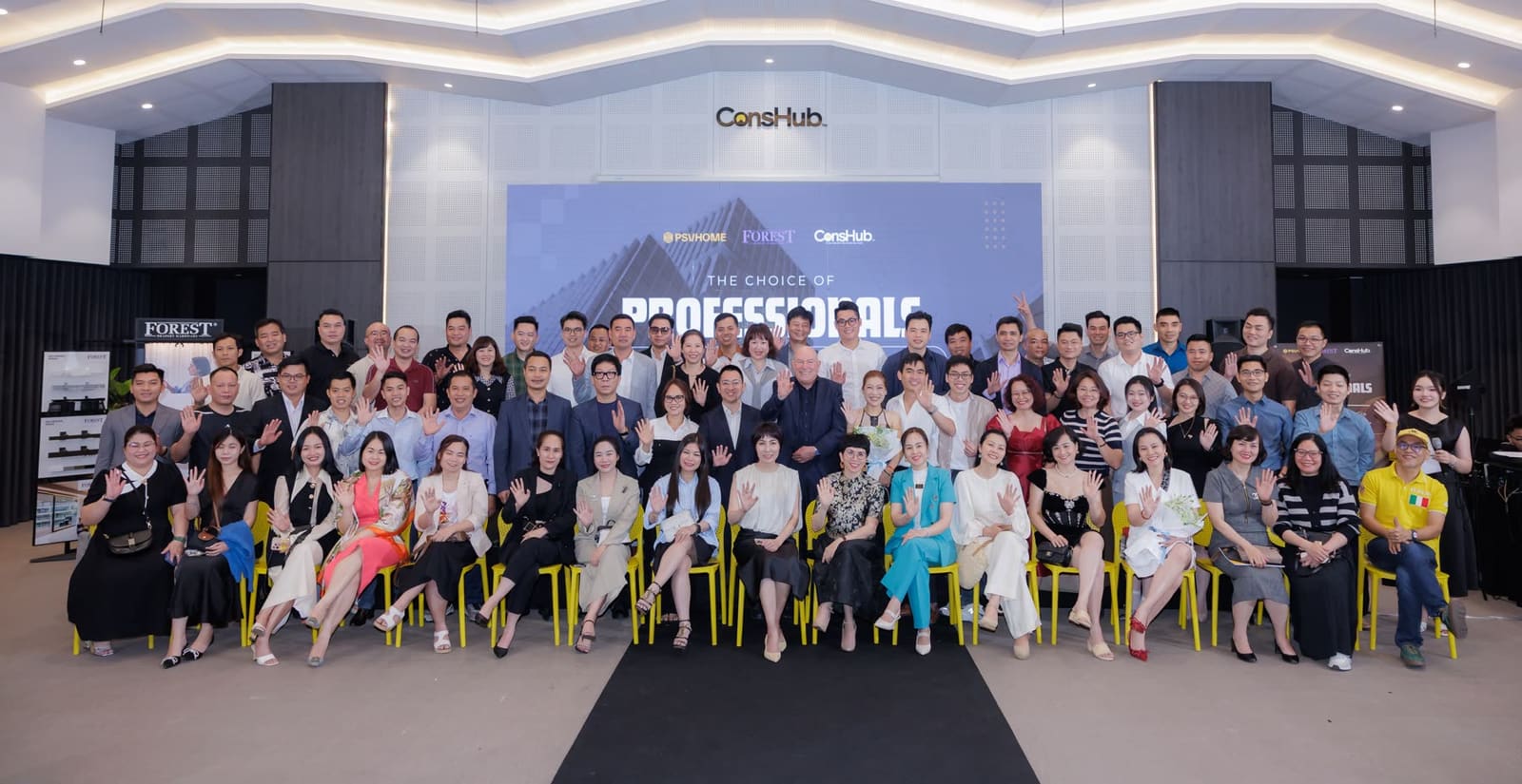 Hệ thống đại lý và đối tác của PSV HOME tại sự kiện The Choice of Professionals cùng Forest và ConsHub